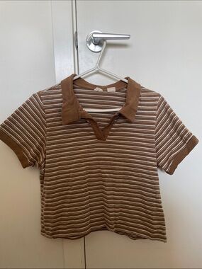 💫Levi's Vintage Striped Short Sleeve Polo Tee 1X